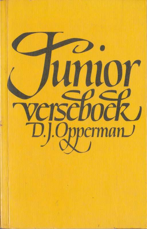Junior verseboek deur D.J. Opperman