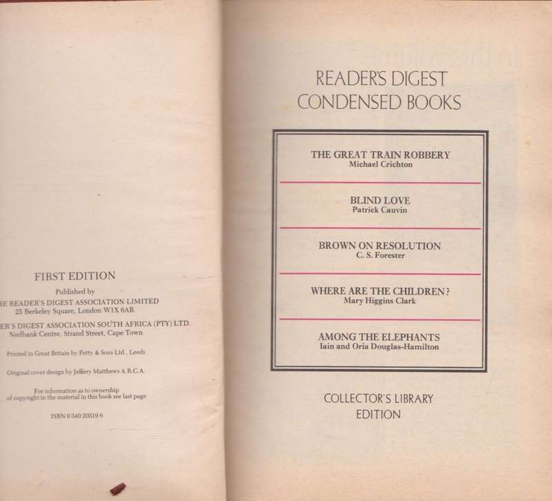Red Reader`s Digest Condensed Books - First Edition Collector`s Library