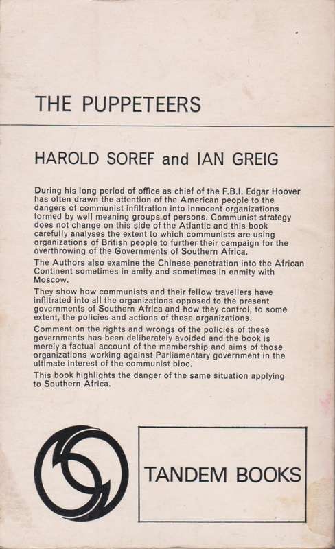 The Puppeteers by Harold Soref and Ian Greig