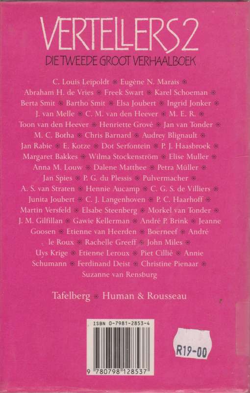 Vertellers 2: die tweede groot verhaalboek, saamgestel deur Merwe Scholtz