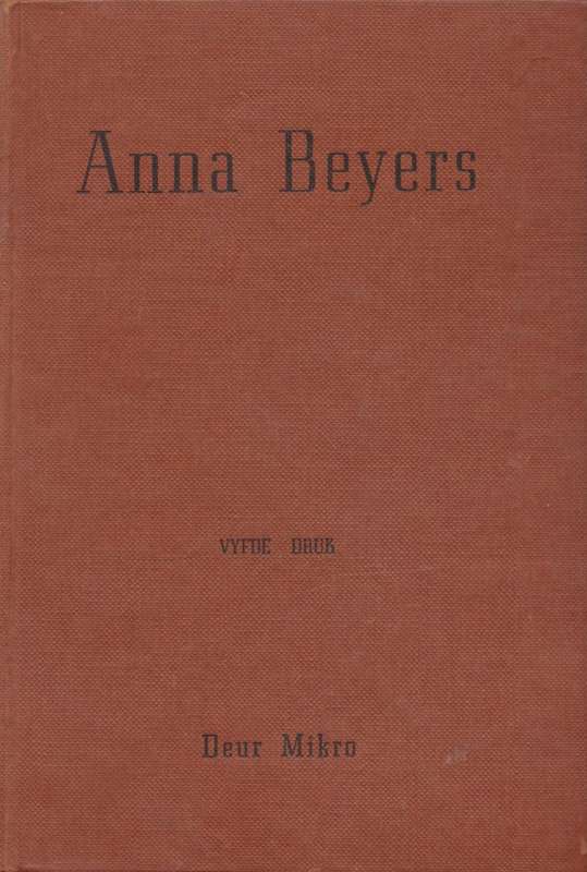 Anna Beyers (Vyfde druk) deur Mikro