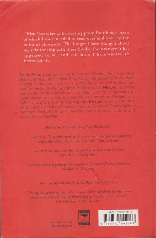 White Scars: Reading and Rites of Passage by Denis Hirson