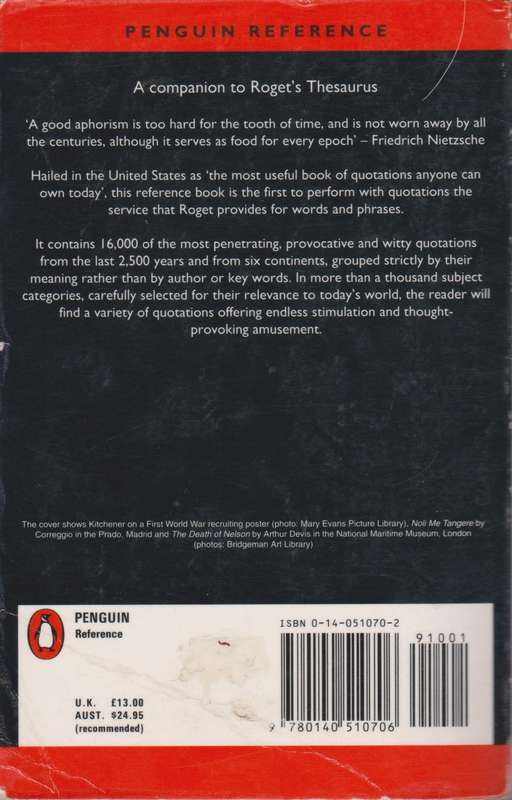 International Thesaurus of Quotations, compiled by Rhoda Thomas Tripp