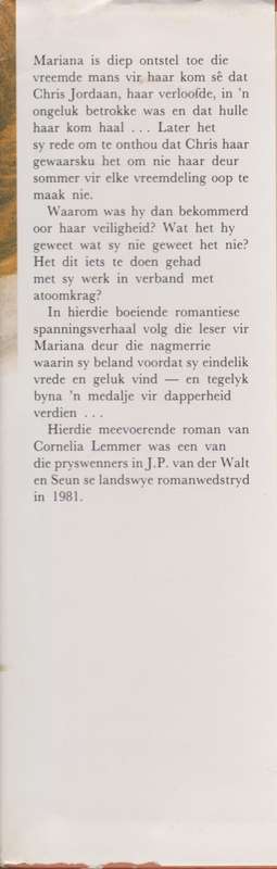 Verlief, verloof, verdwyn deur Cornelia Lemmer