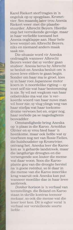 Donker Horison deur Annemarie J. Pieterse