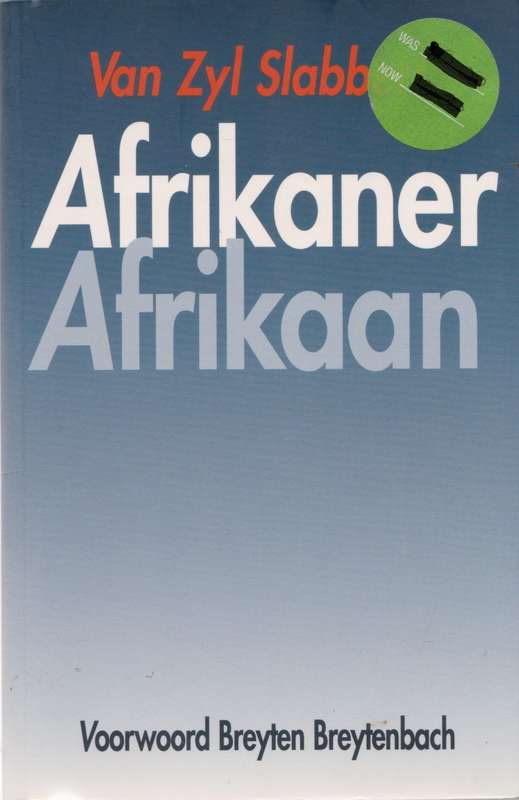 Afrikaner Afrikaan deur Van Zyl Slabbert
