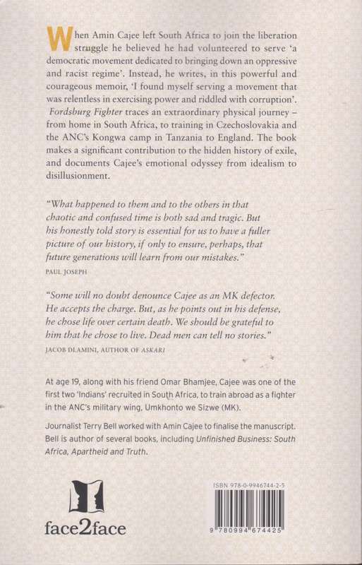 Fordsburg fighter: the journey of an MK volunteer by Amin Cajee as told to Terry Bell