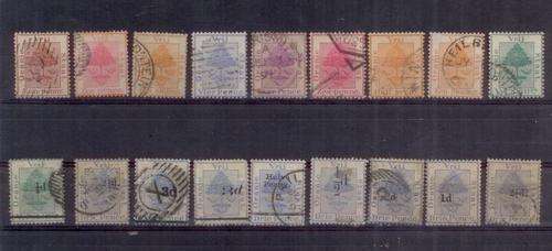 Good selection OFS Early Values & Overprints to 5shillings - good cancels - high catalogue value