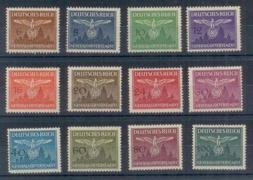 WW2 1943 German occupied Poland MNH