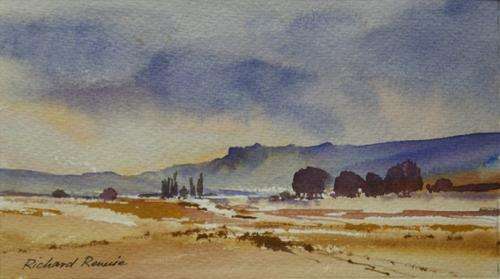 Beautiful Richard Rennie original watercolour.  Low opening!