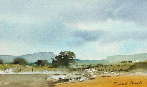 Beautiful Richard Rennie original watercolour (29.5x17.5cm) @ a low opening!!