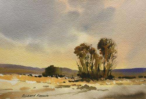 Beautiful Richard Rennie original watercolour (38x26cm) @ a LOW opening!!
