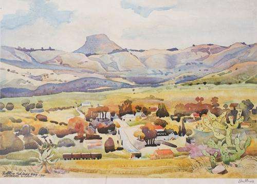 Wonderful Walter Battiss signed and titled lithograph print (47.5 x 33cm) - CRAZY R1 Wednesday auct!