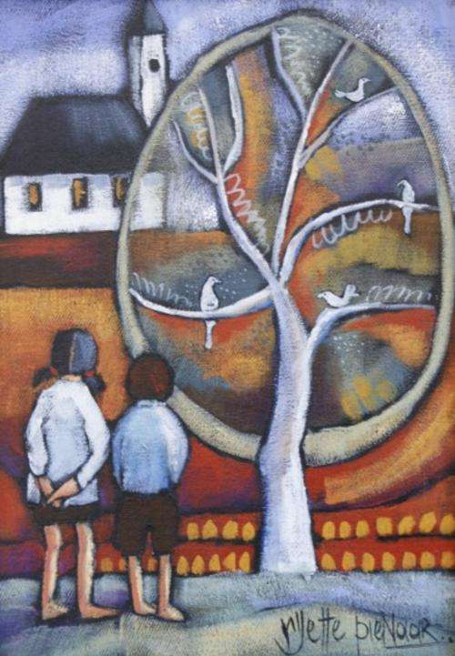 Wonderful Riette Pienaar Original (35x25cm) @ a CRAZY R1 opening!!
