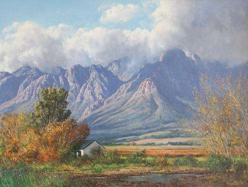 Magnificent Casey Van Der Leek original (101x76cm) at a good opening!  Good investment.