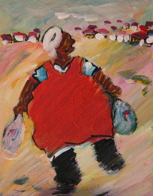 Original Stanley Mawelela (34.5x27.5cm) @ a CRAZY R1 Opening!