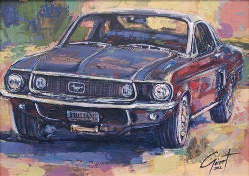 A GERART original (35x25cm) @ a CRAZY R1 opening!!