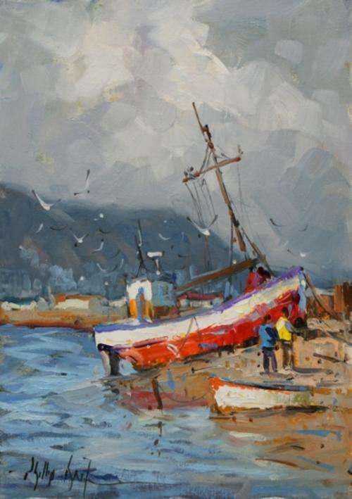 Phillip Britz Original (35x25cm). Low opening!