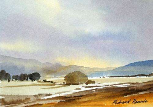 Beautiful Richard Rennie original watercolour (23.5x16.5cm) @ a LOW opening!!