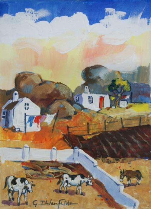 Delightful Gertie Ihlenfeldt Original (35x25cm) @ a CRAZY R1 opening!