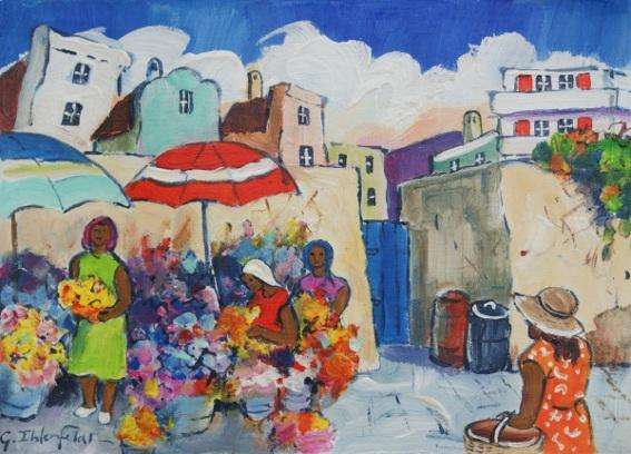 Delightful Gertie Ihlenfeldt Original (35x25cm) @ a low opening!