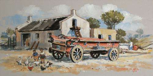 Wonderful Johnnie De Kock original (40x20cm) @ a low opening!!! Good investment!