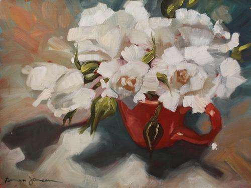 Wonderful Tanya Jansen original oil painting (40x30cm) @ a LOW opening!!!