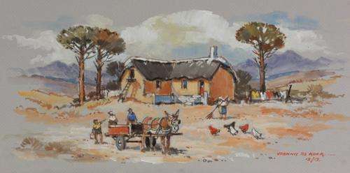 Wonderful Johnnie De Kock original (40x20cm) @ a low opening!!! Good investment!
