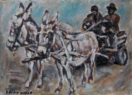 Wonderful original Oil painting by Brian Shear (35x25cm) @ a GOOD opening!!