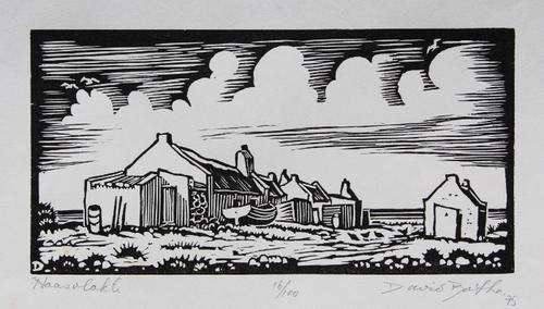 David Botha linocut (21x10.5cm).  Good Investment!!