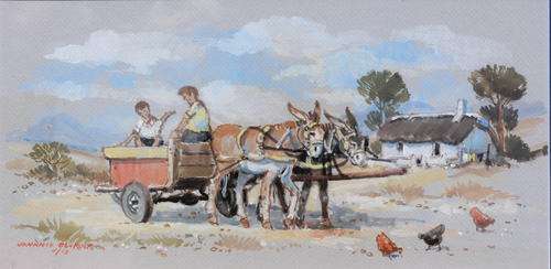 Wonderful Johnnie De Kock original (40x20cm) @ a CRAZY R1 opening!!