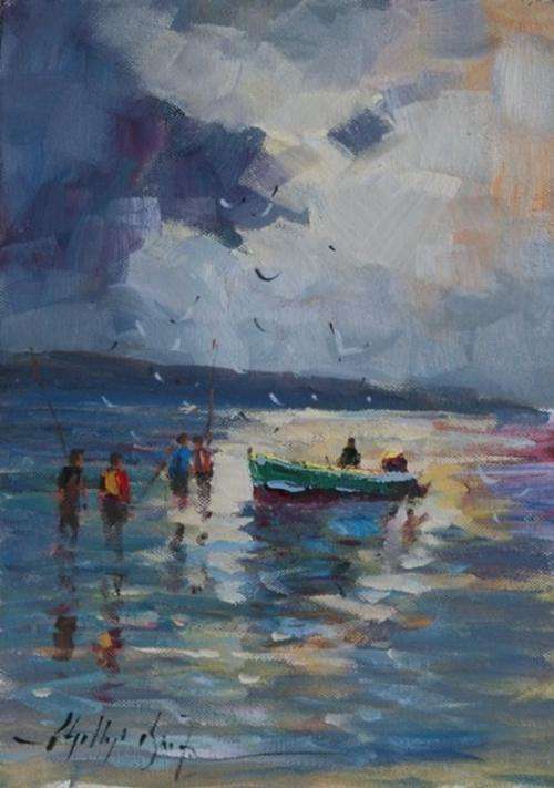 Phillip Britz original OIL painting (35x25cm) @ aVERY LOW opening!