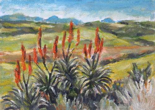 Wonderful original Oil painting by Brian Shear (35x25cm) @ a CRAZY R1 opening!!