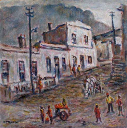 Brian Shear original (50x50cm). District Six - Crazy R1 opening!