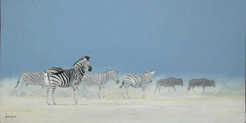 LARGE Danie Hattingh original (100x50cm).  INVESTMENT on promotion. LOW opening!