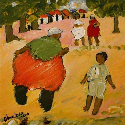 Original Stanley Mawelela! Medium Size - CRAZY Wednesday Auction - R1 Opening!