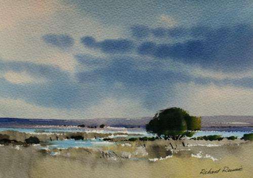 Beautiful Richard Rennie original watercolour.  CRAZY R1 opening!