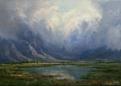 Beautiful Casey Van Der Leek Original. Wonderful investment! Low opening!
