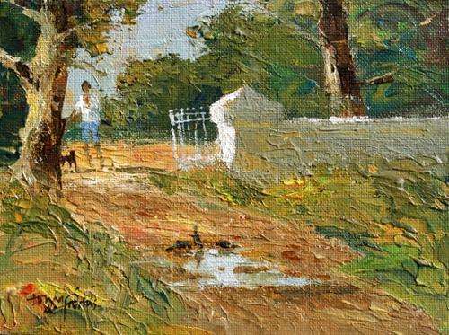 Beautiful Tony De Freitas original. A good investment @ a LOW opening!