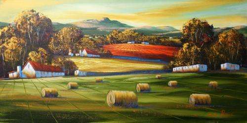 An Early Original by Stan Polson - 90 x 50cm! Low opening!