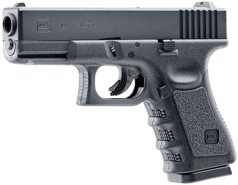 Umarex Glock 19 CO2 Air Pistol - 4.5mm, Black