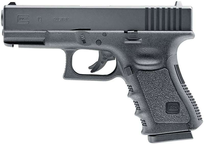Umarex Glock 19 CO2 Air Pistol - 4.5mm, Black