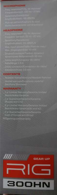 Gaming Headset RIG 300HN