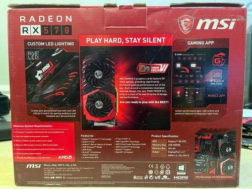 MSI RX570 Gaming X (Please Read)