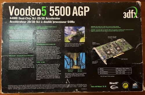 3dfx Voodoo5 5500 64Mb AGP - Weekend Special!