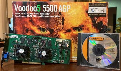 3dfx Voodoo5 5500 64Mb AGP - Weekend Special!
