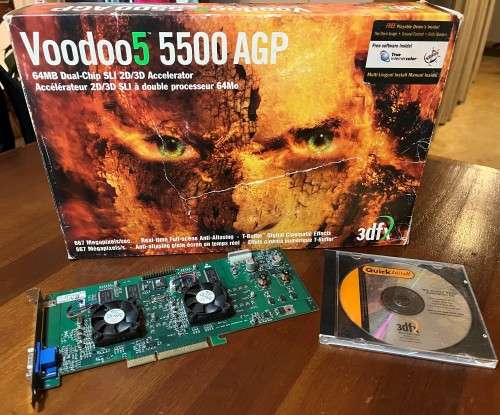 3dfx Voodoo5 5500 64Mb AGP - Weekend Special!