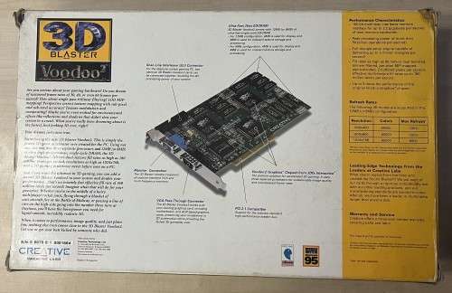 Creative 3D Blaster 3dfx Voodoo 2 12MB SLI Kit