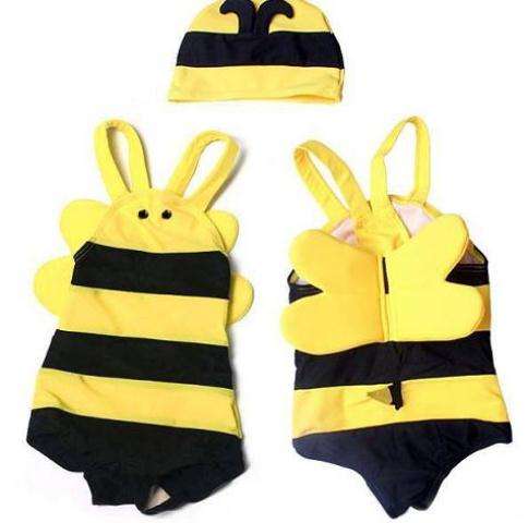 2pc Swimming Costume - Bumble Bee