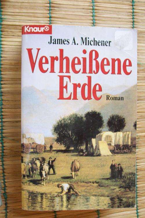 Verheissene Erde, James A. Michener, Roman mit ca.1500 Seiten